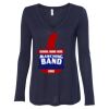 Women's Flowy Long Sleeve V-Neck Tee Thumbnail