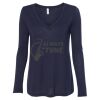 Women's Flowy Long Sleeve V-Neck Tee Thumbnail
