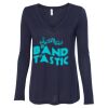 Women's Flowy Long Sleeve V-Neck Tee Thumbnail