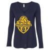 Women's Flowy Long Sleeve V-Neck Tee Thumbnail