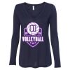 Women's Flowy Long Sleeve V-Neck Tee Thumbnail