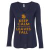 Women's Flowy Long Sleeve V-Neck Tee Thumbnail
