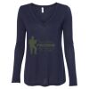 Women's Flowy Long Sleeve V-Neck Tee Thumbnail