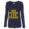 Women's Flowy Long Sleeve V-Neck Tee Thumbnail