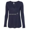 Women's Flowy Long Sleeve V-Neck Tee Thumbnail