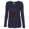 Women's Flowy Long Sleeve V-Neck Tee Thumbnail