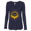 Women's Flowy Long Sleeve V-Neck Tee Thumbnail