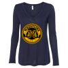 Women's Flowy Long Sleeve V-Neck Tee Thumbnail