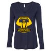 Women's Flowy Long Sleeve V-Neck Tee Thumbnail