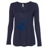 Women's Flowy Long Sleeve V-Neck Tee Thumbnail