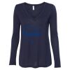 Women's Flowy Long Sleeve V-Neck Tee Thumbnail