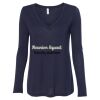 Women's Flowy Long Sleeve V-Neck Tee Thumbnail
