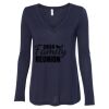 Women's Flowy Long Sleeve V-Neck Tee Thumbnail