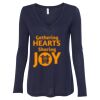 Women's Flowy Long Sleeve V-Neck Tee Thumbnail