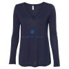 Women's Flowy Long Sleeve V-Neck Tee Thumbnail