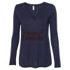 Women's Flowy Long Sleeve V-Neck Tee Thumbnail