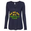 Women's Flowy Long Sleeve V-Neck Tee Thumbnail