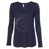 Women's Flowy Long Sleeve V-Neck Tee Thumbnail