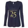 Women's Flowy Long Sleeve V-Neck Tee Thumbnail
