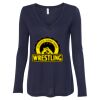 Women's Flowy Long Sleeve V-Neck Tee Thumbnail
