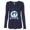 Women's Flowy Long Sleeve V-Neck Tee Thumbnail