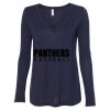 Women's Flowy Long Sleeve V-Neck Tee Thumbnail