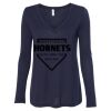 Women's Flowy Long Sleeve V-Neck Tee Thumbnail