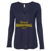 Women's Flowy Long Sleeve V-Neck Tee Thumbnail
