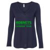 Women's Flowy Long Sleeve V-Neck Tee Thumbnail