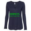 Women's Flowy Long Sleeve V-Neck Tee Thumbnail