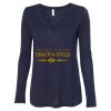 Women's Flowy Long Sleeve V-Neck Tee Thumbnail