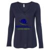 Women's Flowy Long Sleeve V-Neck Tee Thumbnail
