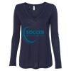 Women's Flowy Long Sleeve V-Neck Tee Thumbnail