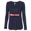 Women's Flowy Long Sleeve V-Neck Tee Thumbnail