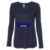 Women's Flowy Long Sleeve V-Neck Tee Thumbnail