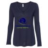 Women's Flowy Long Sleeve V-Neck Tee Thumbnail