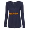 Women's Flowy Long Sleeve V-Neck Tee Thumbnail