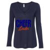 Women's Flowy Long Sleeve V-Neck Tee Thumbnail
