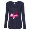 Women's Flowy Long Sleeve V-Neck Tee Thumbnail
