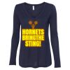 Women's Flowy Long Sleeve V-Neck Tee Thumbnail