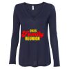 Women's Flowy Long Sleeve V-Neck Tee Thumbnail