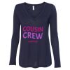 Women's Flowy Long Sleeve V-Neck Tee Thumbnail