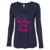Women's Flowy Long Sleeve V-Neck Tee Thumbnail