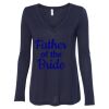 Women's Flowy Long Sleeve V-Neck Tee Thumbnail