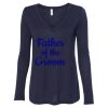Women's Flowy Long Sleeve V-Neck Tee Thumbnail