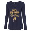 Women's Flowy Long Sleeve V-Neck Tee Thumbnail