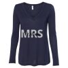 Women's Flowy Long Sleeve V-Neck Tee Thumbnail