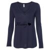 Women's Flowy Long Sleeve V-Neck Tee Thumbnail
