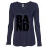 Women's Flowy Long Sleeve V-Neck Tee Thumbnail