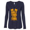 Women's Flowy Long Sleeve V-Neck Tee Thumbnail